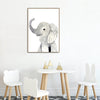 Poster elephant bebe dans une chambre d'enfant