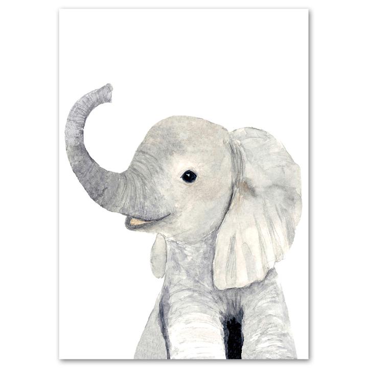 Poster elephant bebe