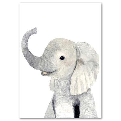 Poster elephant bebe