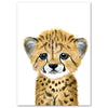 Poster guepard bebe