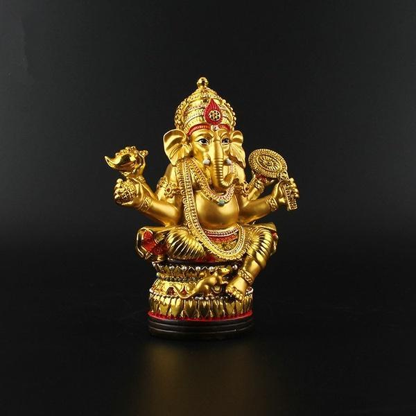 Statuette Dieu indien Ganapati, célèbre au Tibet