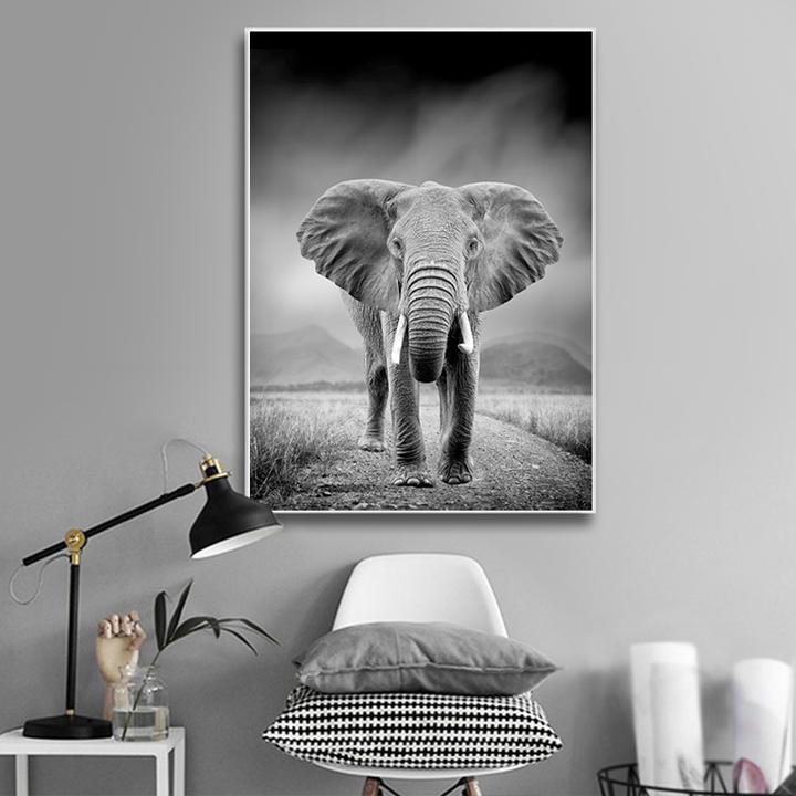 Tableau éléphant grand format - Esprit Éléphant