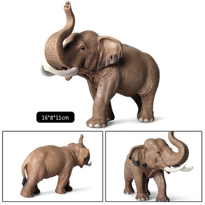 Dimensions et details de la figurine elephant jouet