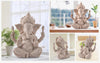 Statue Ganesh en grès, vue en situation réelle